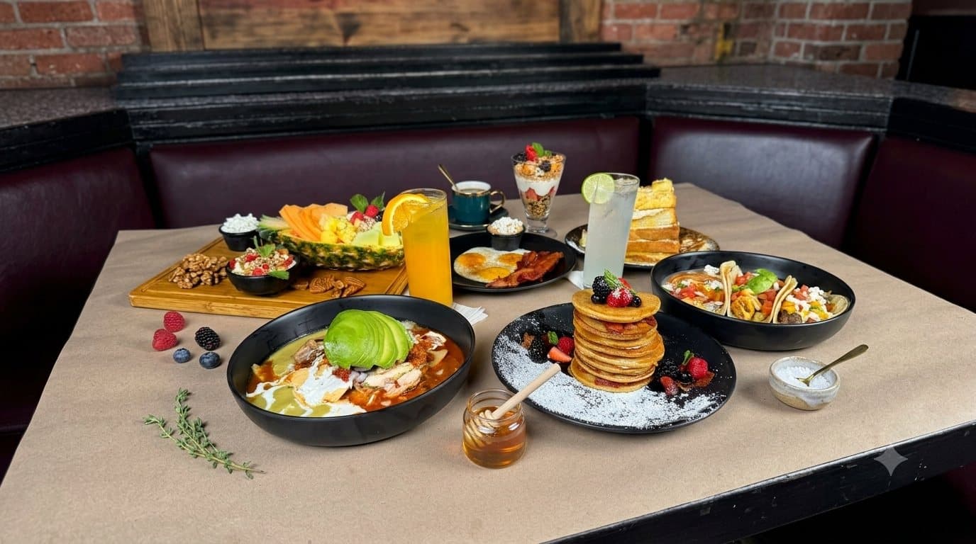 Breakfast at El Squid Roe restaurant, Cabo San Lucas