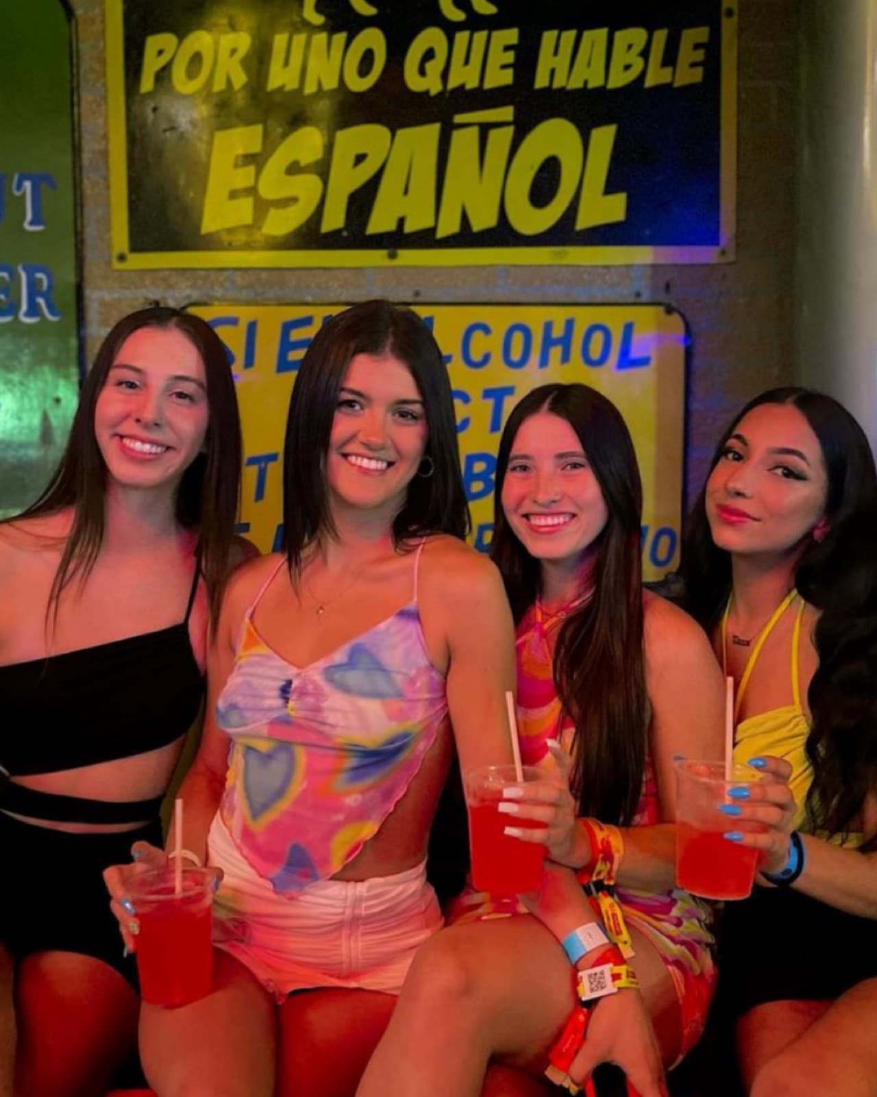 Girls night out with cocktails at El Squid Roe Cabo San Lucas