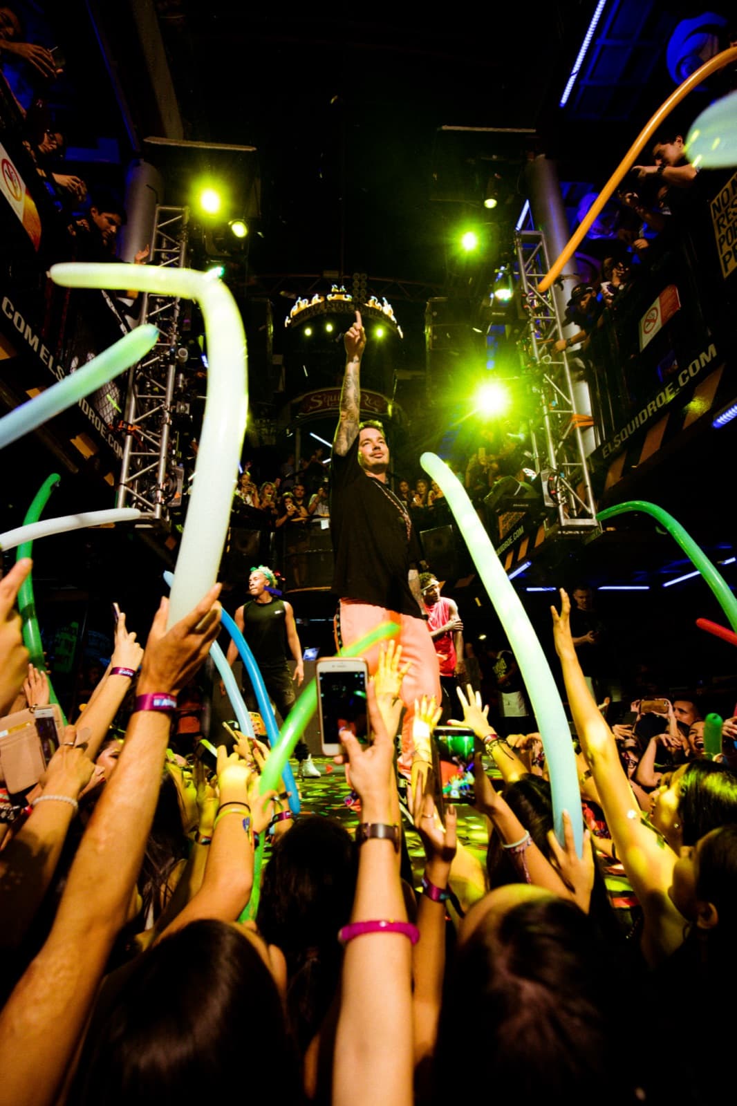 J Balvin performing at El Squid Roe Cabo San Lucas