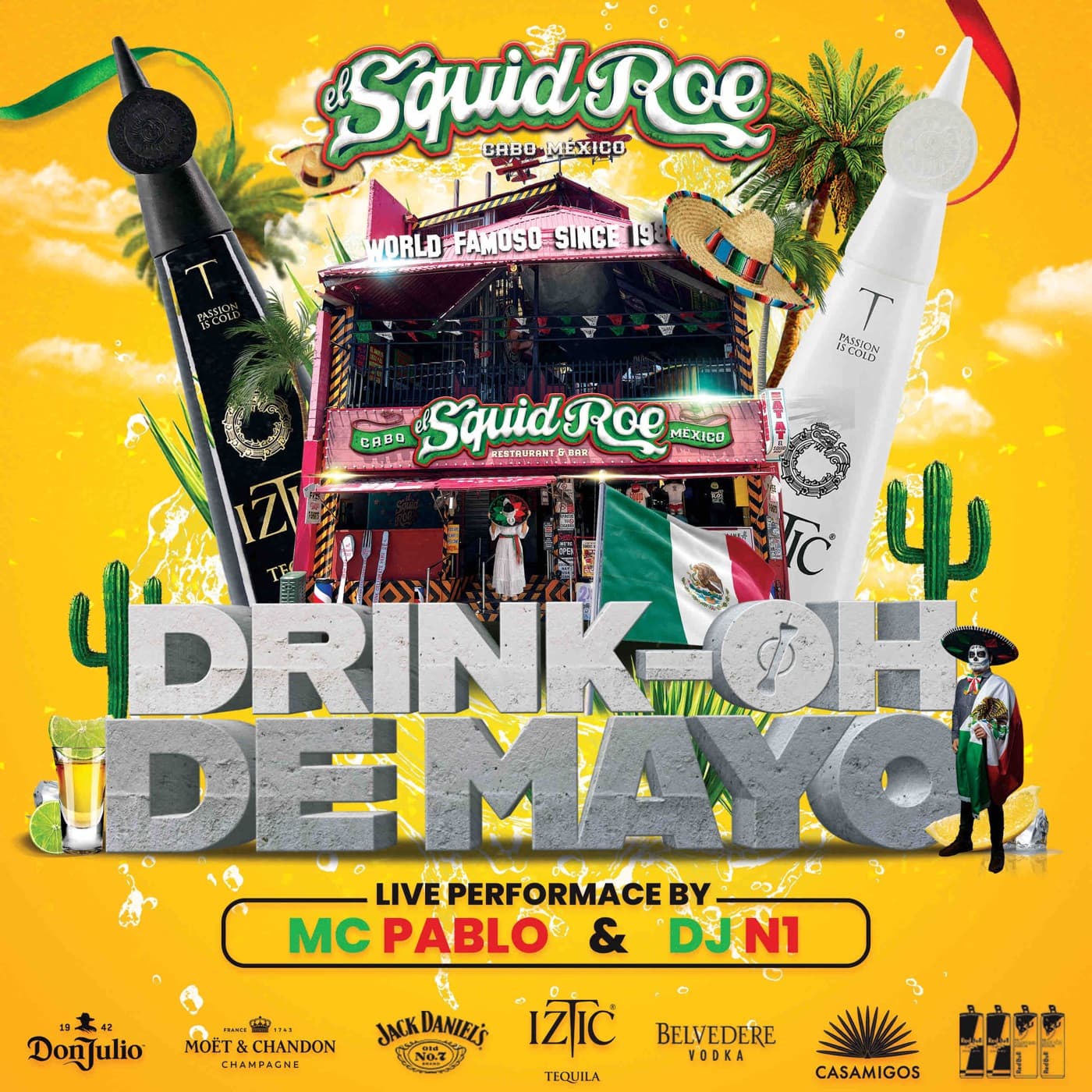 Cinco de Mayo Drink-Oh de Mayo party at El Squid Roe Cabo San Lucas — photo 1