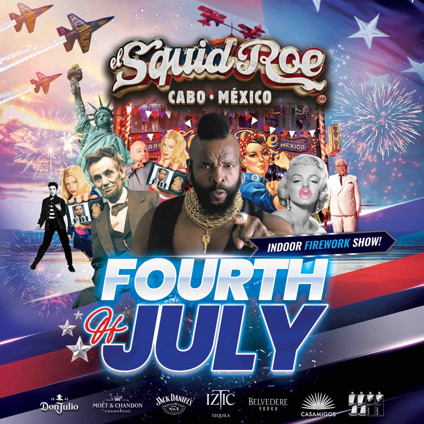 Fourth of July party at El Squid Roe Cabo San Lucas — photo 1