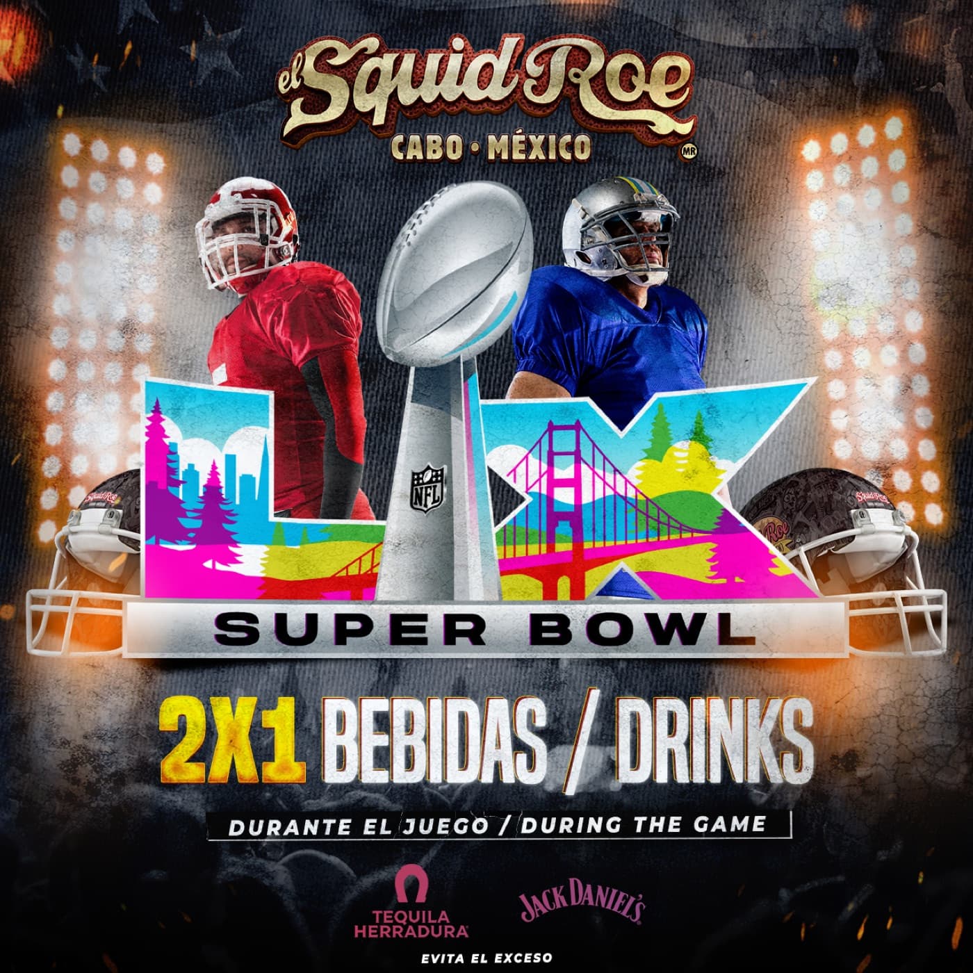 Super Bowl watch party at El Squid Roe Cabo San Lucas — photo 1