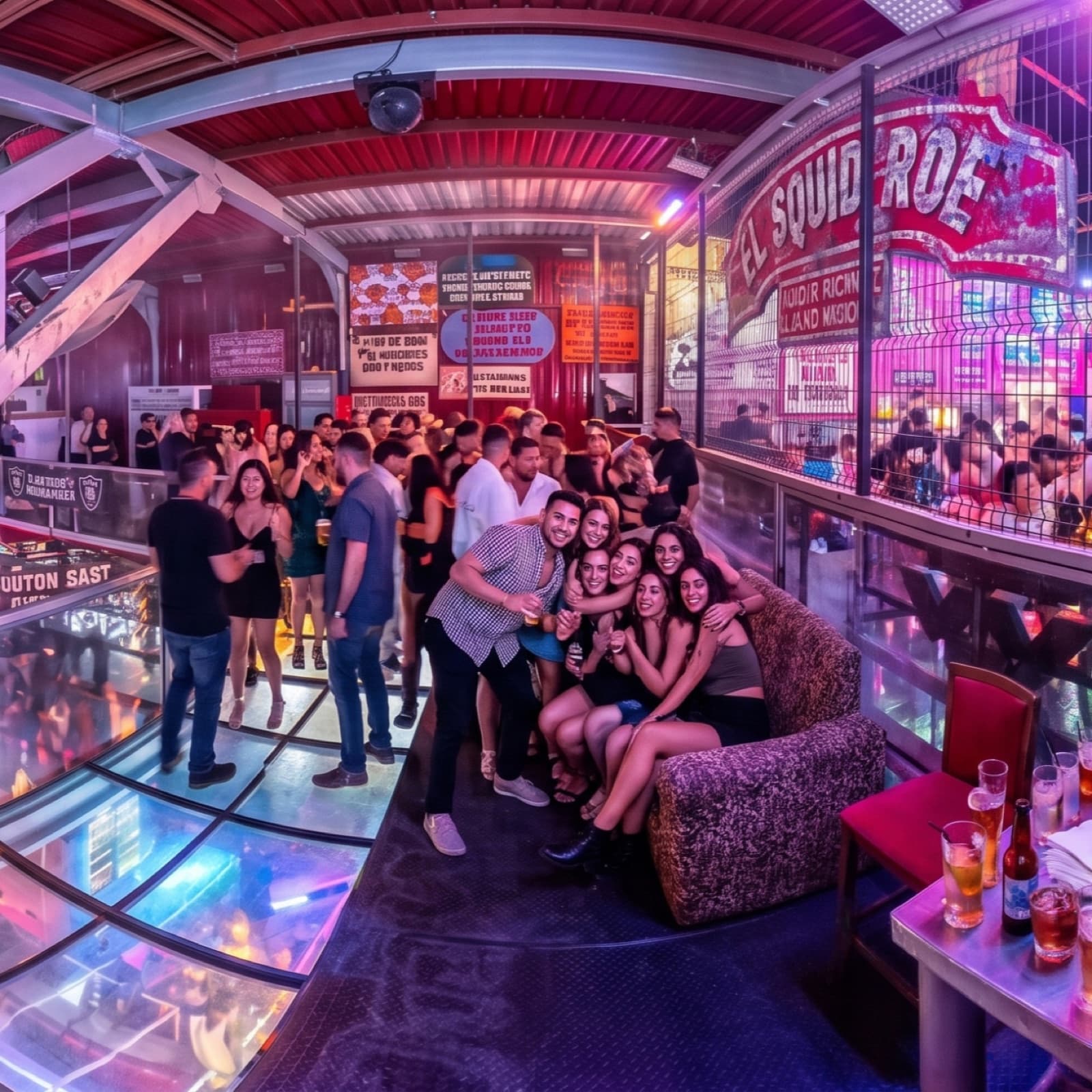 El Squid Roe multi-floor interior